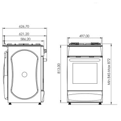 Grunhelm G4F5600W: газова