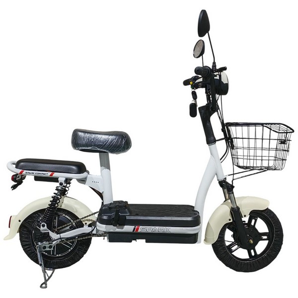 Велосипед з електромотором SPARK COMPACT 14" 48V/400W/12Ah Бежевий
