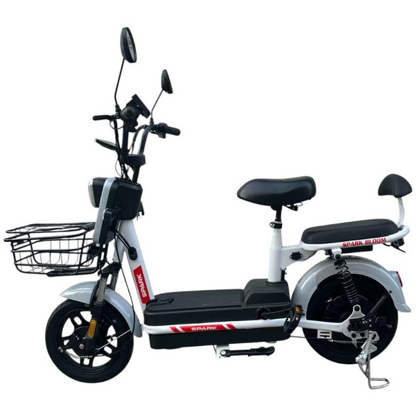 Велосипед з електромотором SPARK BLOOM 14" 48V/400W/12Ah Сірий
