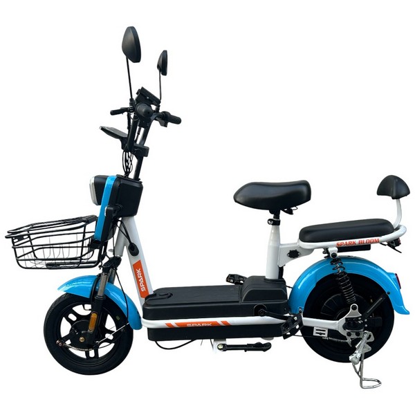Велосипед з електромотором SPARK BLOOM 14" 48V/400W/12Ah Синій