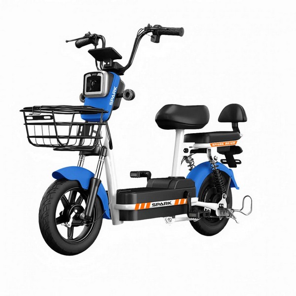 Велосипед з електромотором SPARK BEAM 14" 48V/400W/12Ah Синій