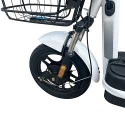 Велосипед з електромотором SPARK BUDDY 14" 48V/500W/12Ah Білий